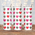 Personalized Heart - 20 oz Tumbler – Custom Photo
