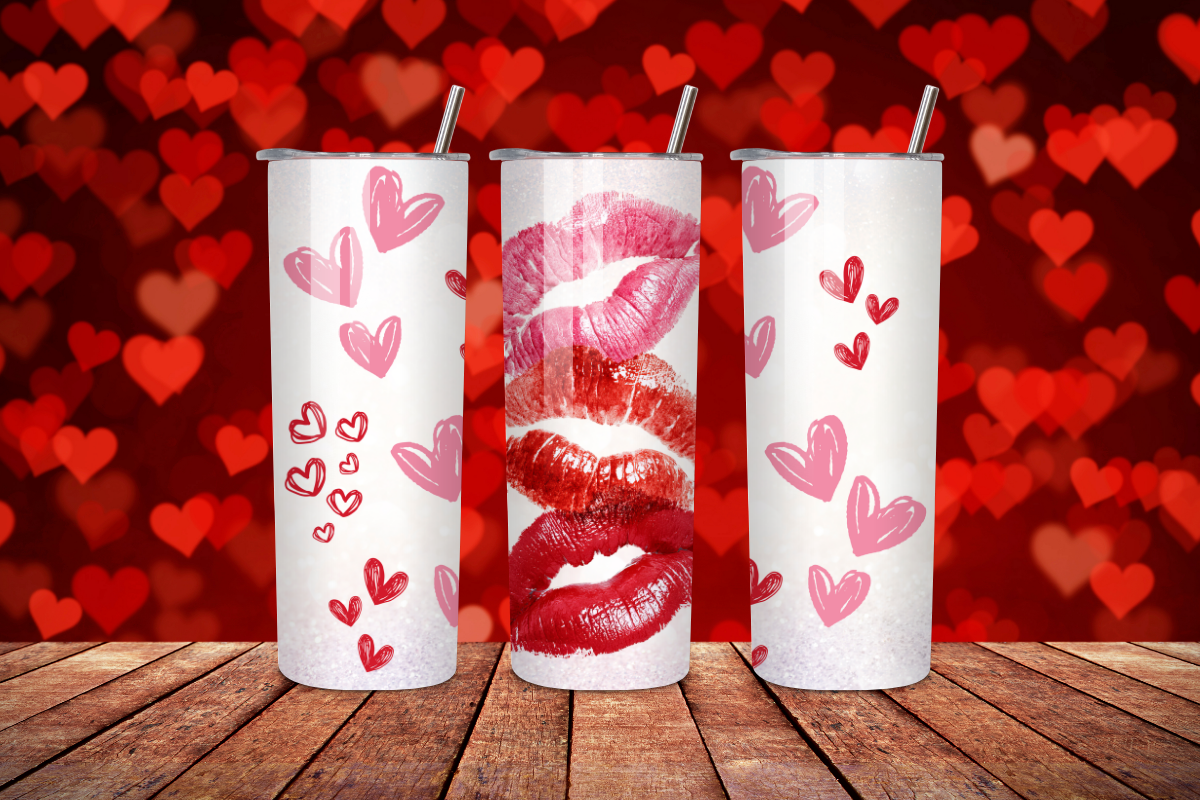 Valentine Kiss – 20 oz Tumbler