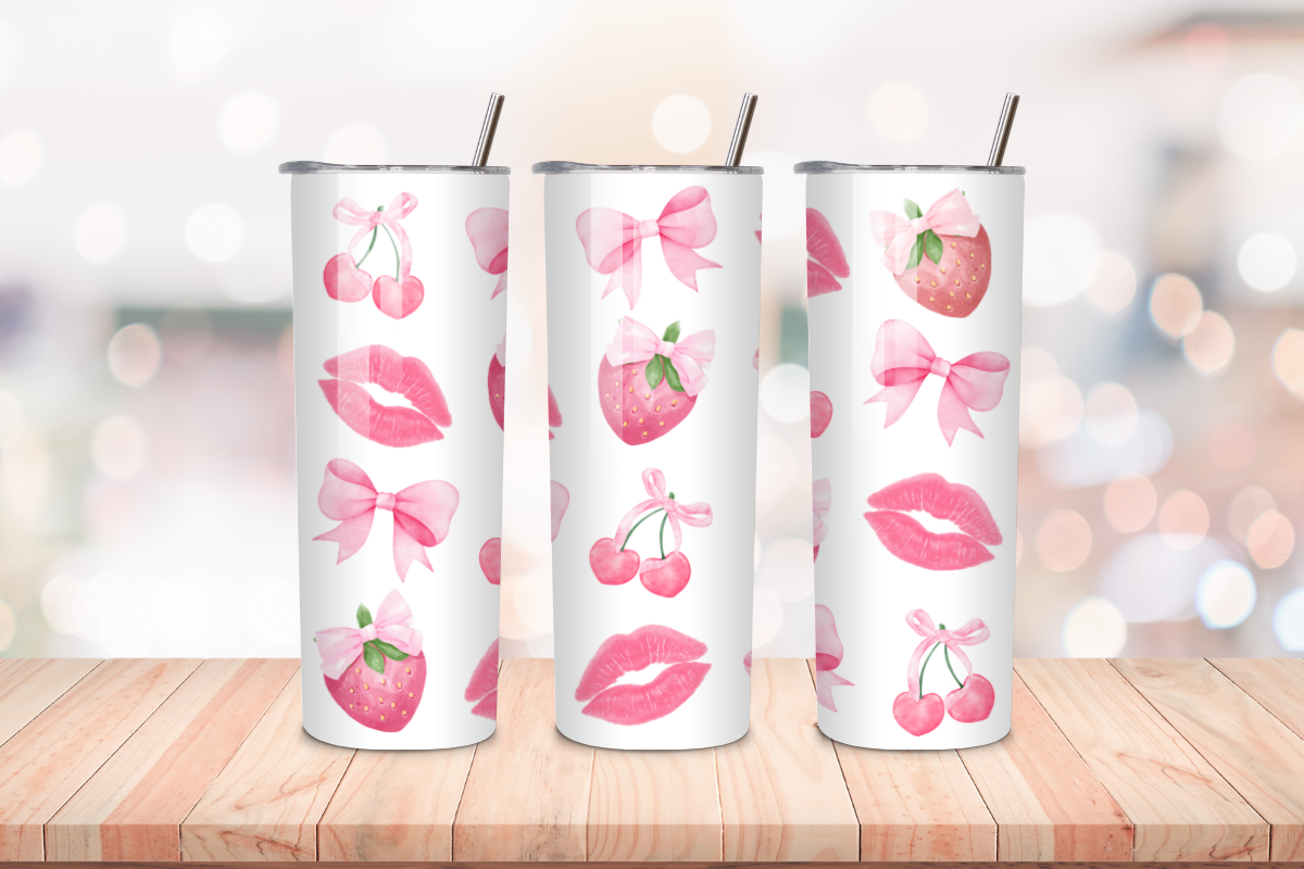 Valentine Strawberry – 20 oz Tumbler